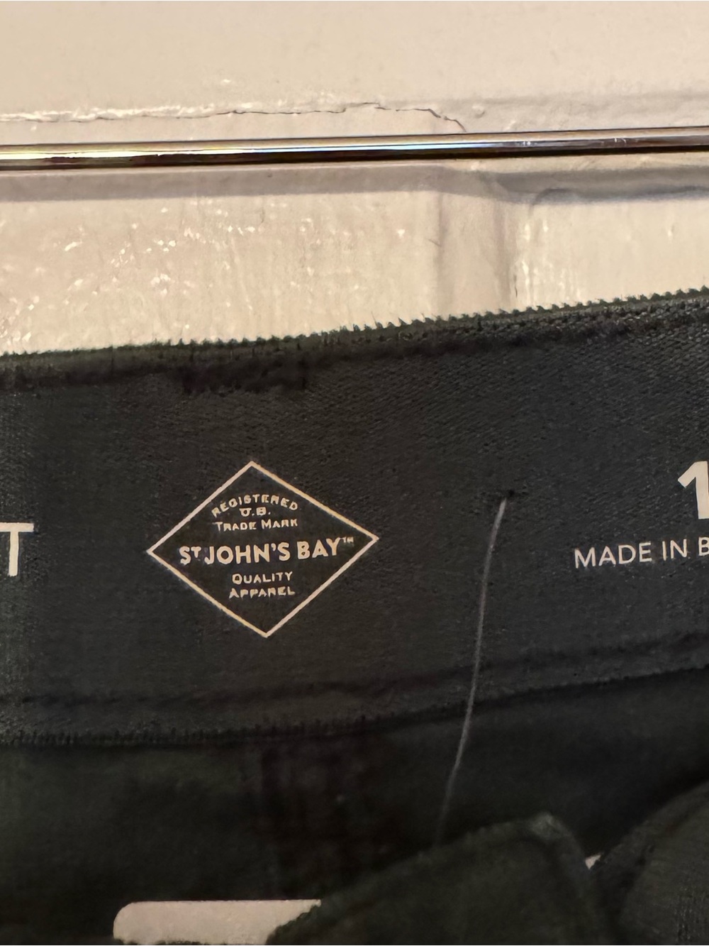 St. John's Bay Dark Green Midi A-Line Skirt - Picture 2 of 3
